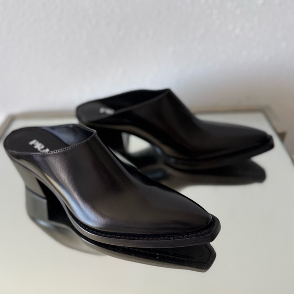 New Prada Texano Pointed Toe Mule $1,390 38.5 - Picture 4 of 14